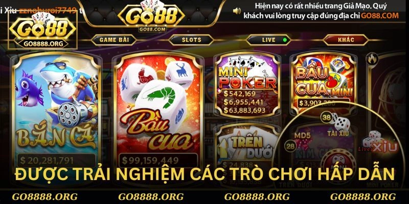 Được trải nghiệm các trò chơi hấp dẫn bậc nhất trên thị trường Được trải nghiệm các trò chơi hấp dẫn bậc nhất trên thị trường