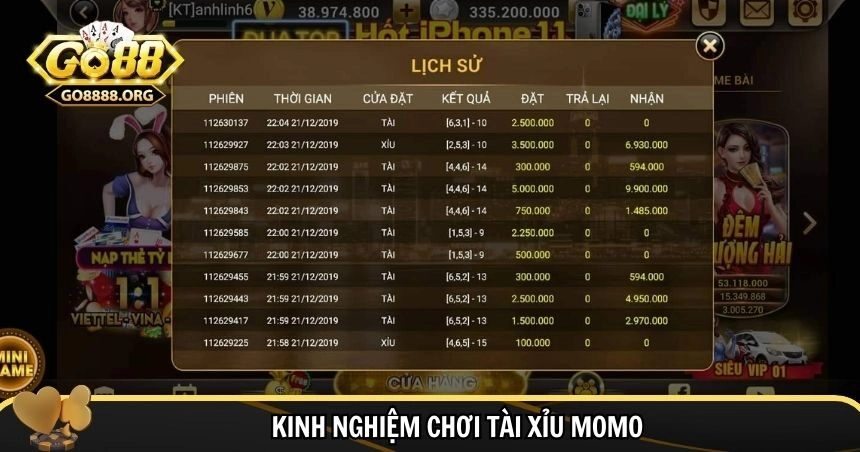 Vận dụng kinh nghiệm chơi nâng cao vốn